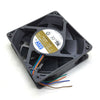 12038 12V 4-wire Ultra-violent Charge Chassis Fan 12CM DV12038B12H Max Airflow Rate SXDOOL