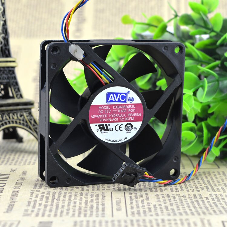 AVC 8020 DASA0820R2U 12V 0.6A 4Wire  Optiplex 790 990 SFF Case Cooling Fa