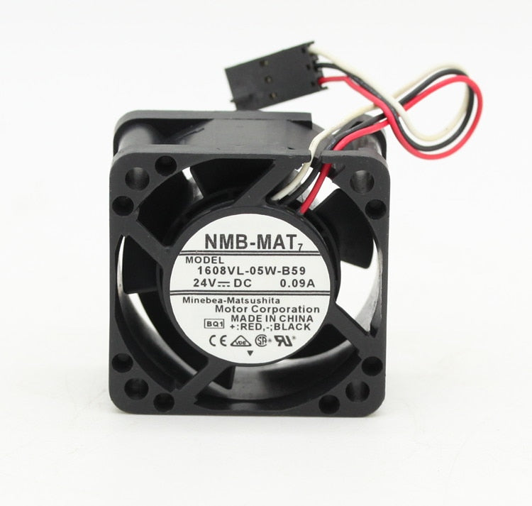 15pcs/lot Waterproof Fan  NMB 1608VL-05W-B59 DC 24V 0.09A Inverter Cooling Fan 40mm 40*40*20mm