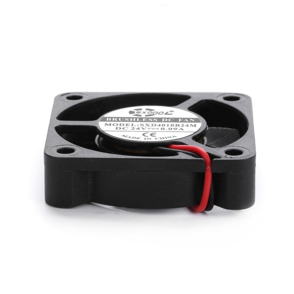4010 24v Sxdool SXD4010B24M = AD0424UB-G70 DC 24V 0.09a 010 40*40*10mm 2 Wires 6800RPM Double Ball Bearing Cooling Fan