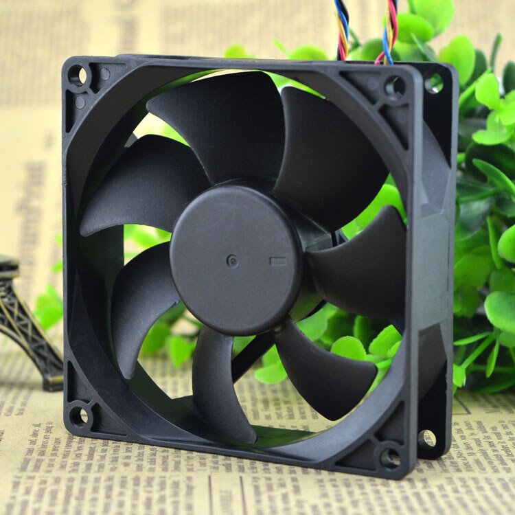2pcs   AVC DS09225T12HP079 12V 0.41A 9025 4 four-wire PWM CPU Fan Thermostat  AVC