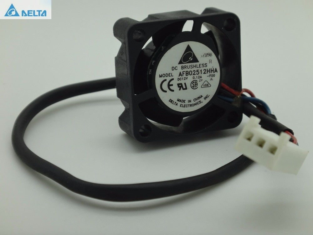 100%   Delta AFB02512HHA  2510 2.5cm 12V 0.12A  SUN 370-5126 V240 V210 P/N:3705126-01 Cpu Cooler Heatsink Fan