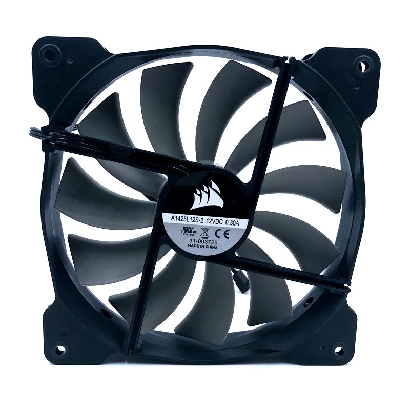 A1425L12S-2 140mm Fan Quiet Cooling Fan 140*140*25mm DC12V 0.30A(Rated Current 0.18A) Computer Case Cooling Fan 870RPM