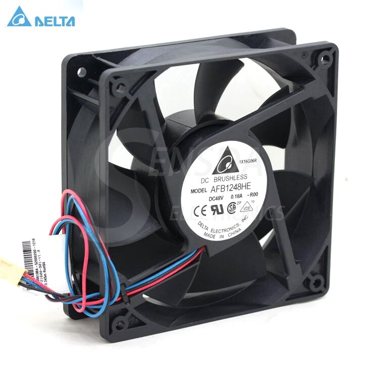 Delta AFB1248HE -ROO 12038 48V 0.18A 12CM 120mm IPC Inverter Fan