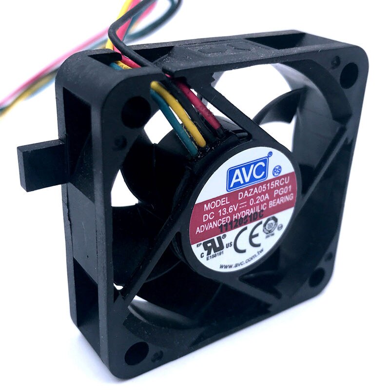 Waterproof Fan     AVC DAZA0515RCU 5CM 5015 Refrigerator Fan DC 13.6V 0.20A