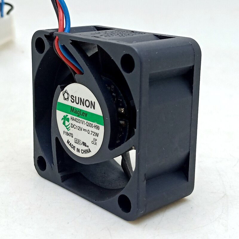 10pcs Silent Fan Low Noise   Sunon HA40201V1-Q000-H99 4020 4cm 12V 0.72W Axial Cooling Fan