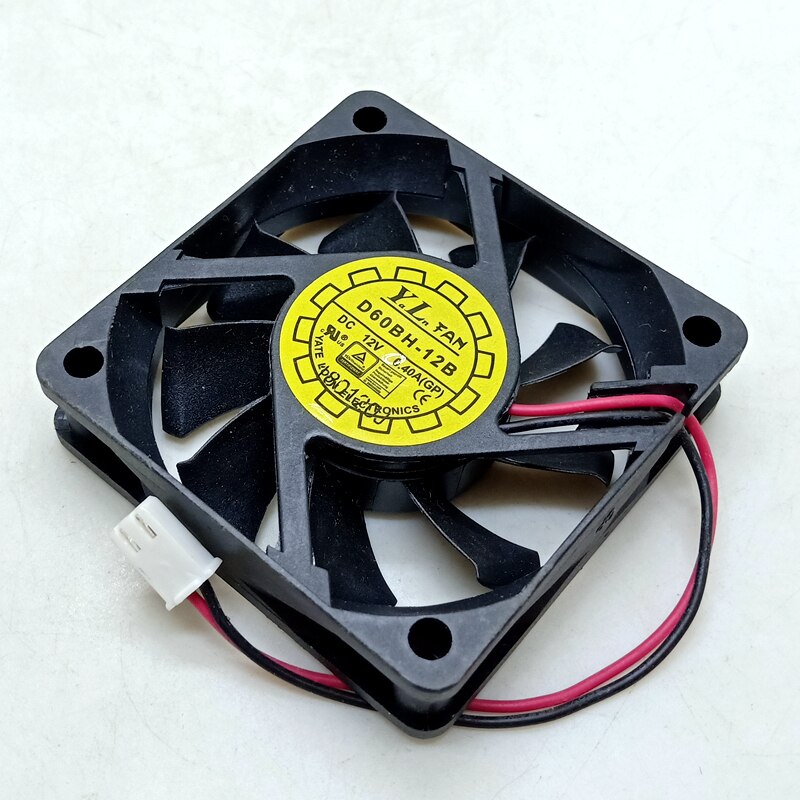 60mm fan 6cm 6025 12V Double Ball Fan D60BH-12B Projector Monitor Box cooling Fan