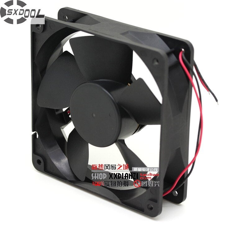 SXDOOL FD481232MB 12032 12CM 0.13A DC 48V 2500RPM 99.3CFM Dual Ball Bearing Cooling Fan