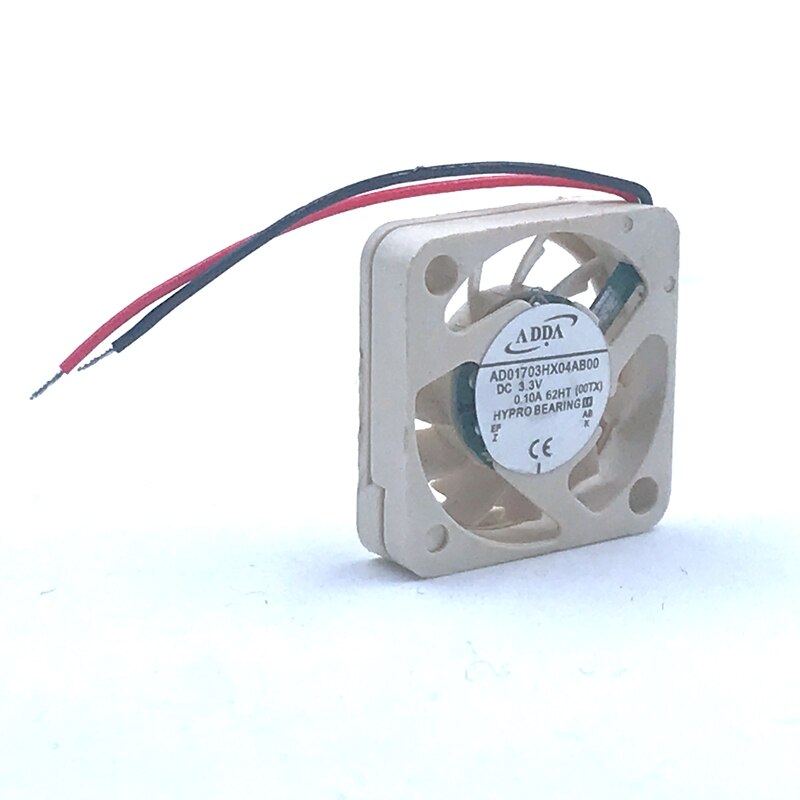 2pcs Mini Fan   ADDA AD01703HX04AB00 1704 17x17x4mm 3.3V 0.10A Micro Device Fan UAV Fan