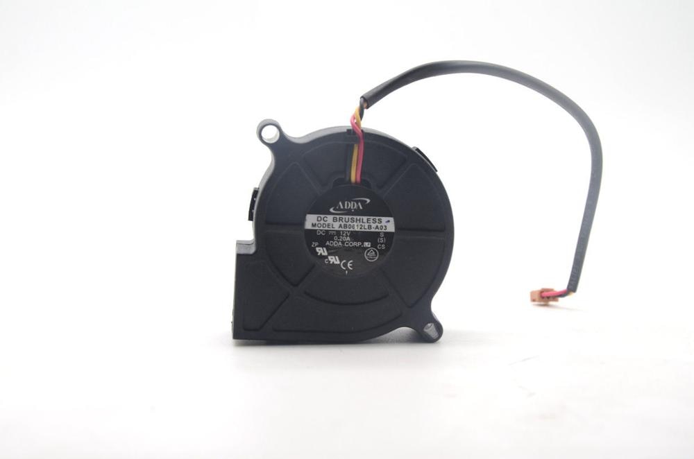 ADDA AB0612LB-A03 6025 6cm 12V 0.2A Dual Ball Bearing Turbo Centrifugal Fan