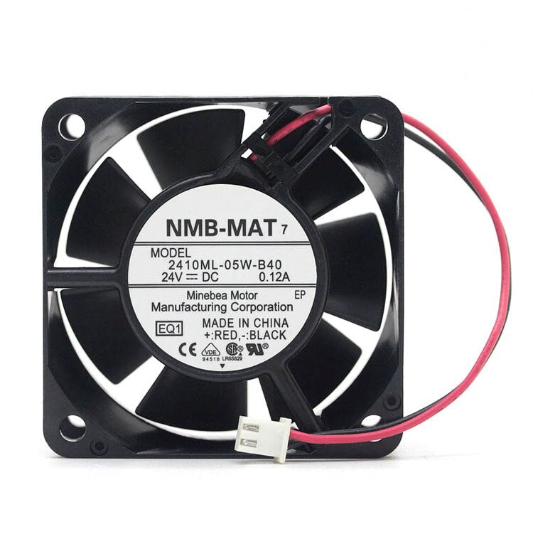 Waterproof Fan  NMB 2410ML-05W-B40 6025 24V 0.12A Converter Radiator Cooling Fan