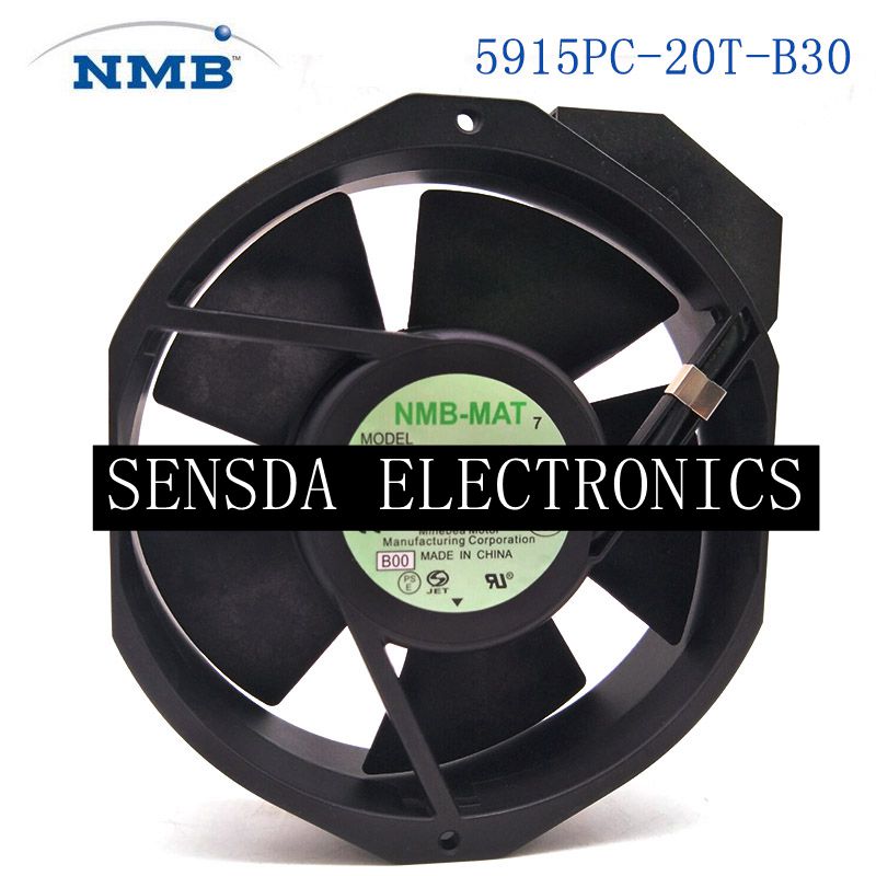 3PCS /LOT     NMB 5915PC-20T-B30 200V 0.236A 172 * 150 * 38 Aluminum Frame AC Fan