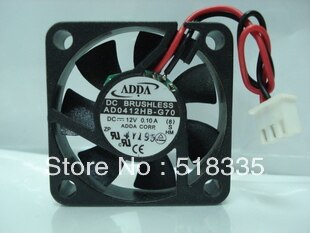 AD0412HB-G70  ADDA 40*40*10mm 4CM 40MM 12V DC 0.10A  FAN Assembly
