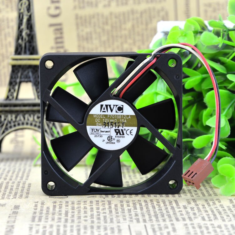 AVC 7015 F7015B12LA 12V 0.15A Cpu Cooling Fan Ball 70 * 70 * 15MM