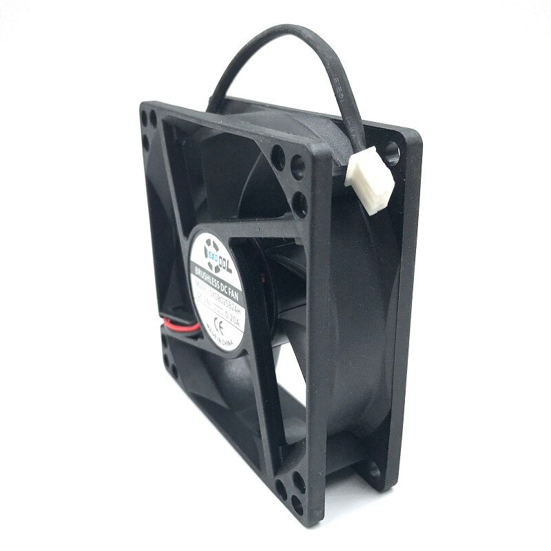 SXDOOL SXD8025B24H 80*80*25mm Dual Ball Bearing DC 24V 0.20A 2P 3800RPM 51CFM Axial Case Cooling Fan