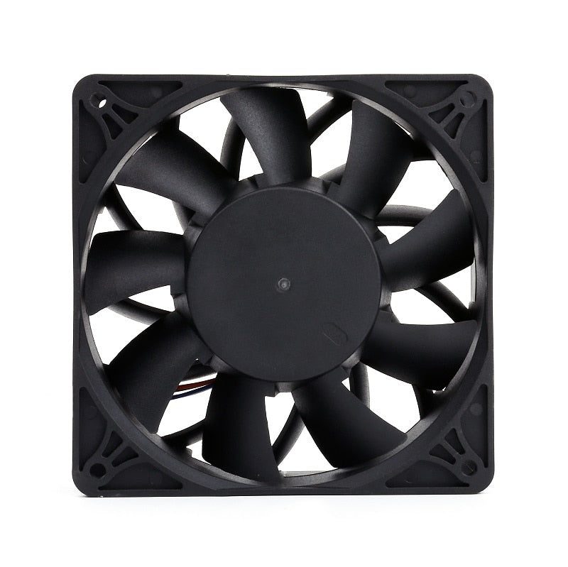 100PCS Gpu Cooling Fan  Antminer SXD12038B12H 120mm 120*120*38mm DC12V 3.3A 5200RPM 210CFM Powerful  BTC BCH SBTC UBTC
