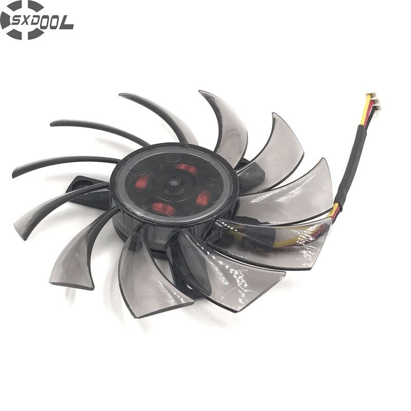 SXDOOL T128010SM  Gigabyte GTX580 Graphics Card Fan 74x74x10mm12V 0.20A Frameless Graphics Card Fan