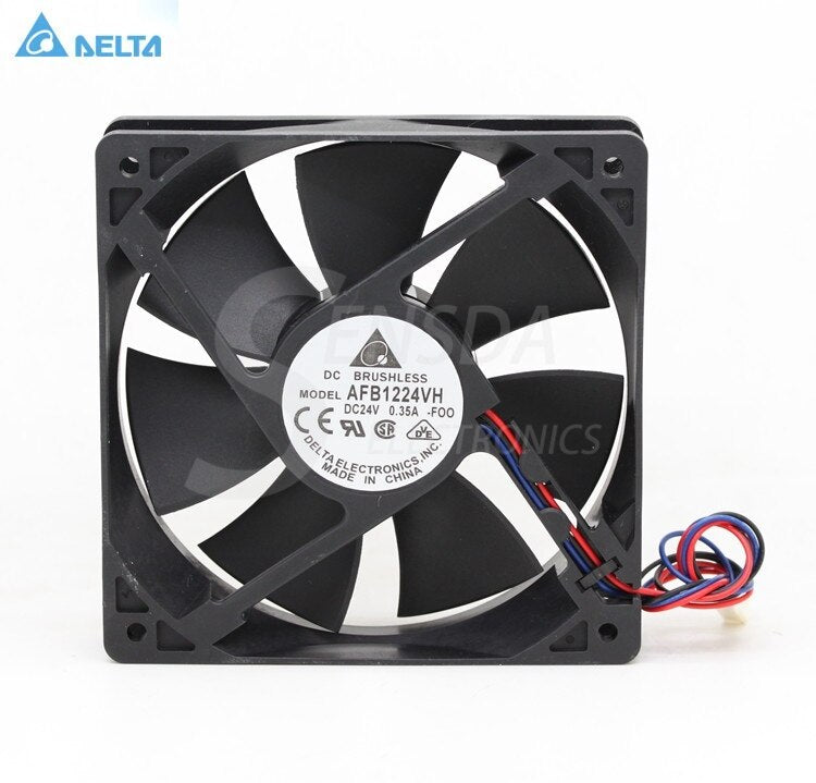 Delta Afb1224vh DC24v 12025 120mm 12cm 0.35A Server Inverter Axial Blower Radiator Cooler COOLING FANs