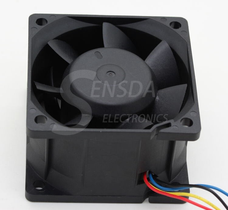 10PCS  Delta PFC0612DE JC972 6cm 60mm 6038 DC 12V 1.68A Server Inverter Heatsink Axial Industrial Cooling Fans