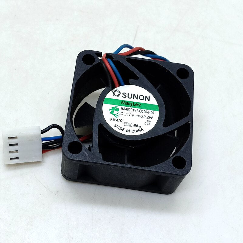 10pcs Silent Fan Low Noise   Sunon HA40201V1-Q000-H99 4020 4cm 12V 0.72W Axial Cooling Fan