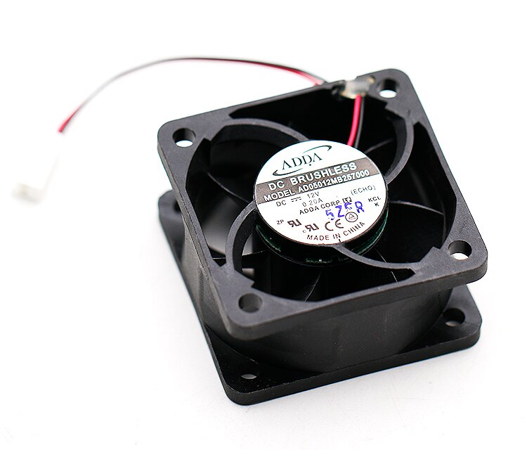 ADDA AD05012MB257000 12V 5CM High Air Volume 5025 0.20A Dual Ball Bearing Cooling Fan