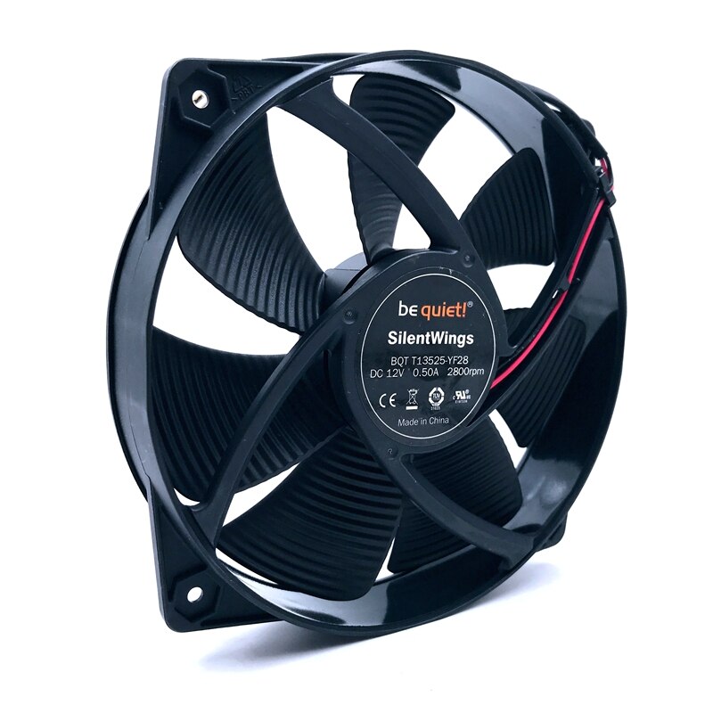 135mm Fan Bequiet Fan Silentwings BQT T13525-YF28 135mm 135*135*25mm DC 12V 0.50A 2800RPM Axial Cooling Fan