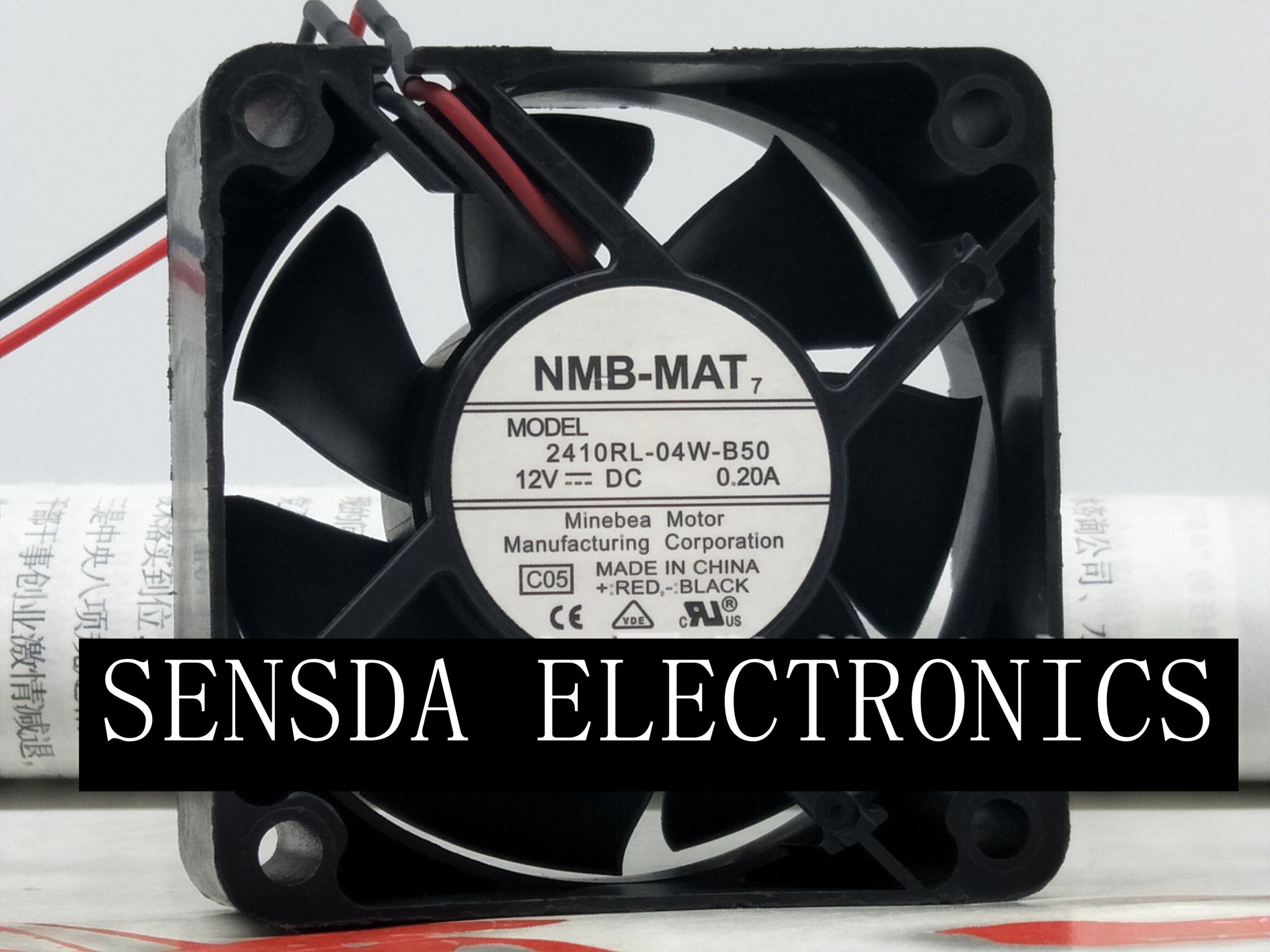 10PCS 60mm Fan  NMB 2410RL-04W-B50 60mm 6025 12V 0.20A Axial Cooling Fan