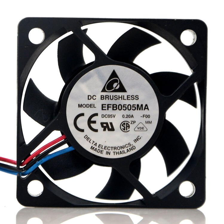 Delta 5CM 5V 0.20A EFB0505MA 5010 USB Silent Fan
