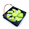 140mm Fan DF1402512SEL DC 12V 0.12A Sleeve 3-Pin 140x140x25mm Pc Case Server Cooling Fan 1500RPM