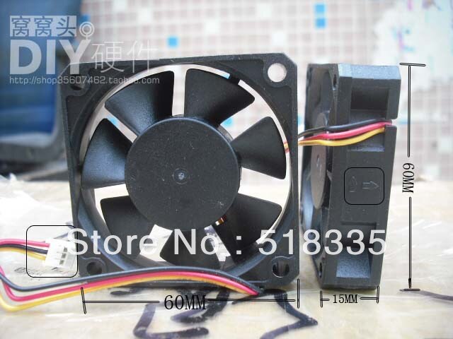 ADDA INC AD0612HB-D71GL 6CM 60*60*15MM 60MM DC BRUSHLESS TUBE AXIAL FAN