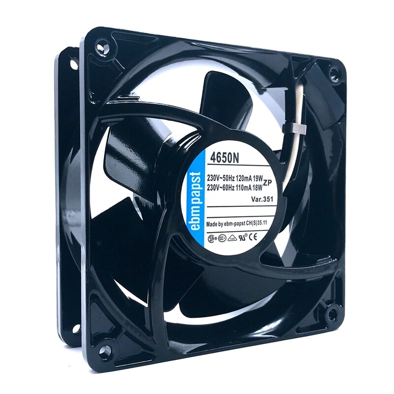 4650N      PAPST ebm PAPST 4650 4650n 230V-50HZ 110MA/120MA  18W/19W Cabinet Cooling Fan