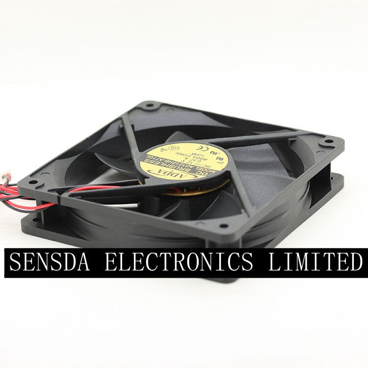 ADDA  12025 12cm Case Fan 12v 0.37A AD1212HB-A71GL  120*120*25mm 2200rpm 87cfm
