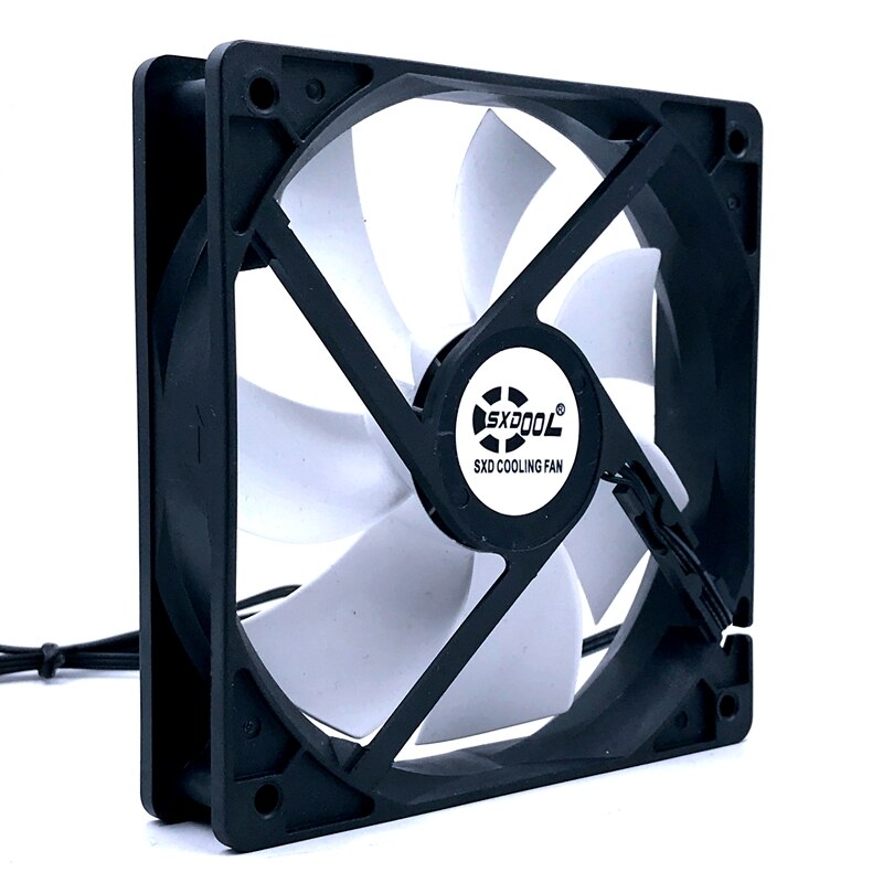 120mm Fan  12025 12V 0.1A 1250RPM Silent Quiet Computer Case Aixal Cooling Fan