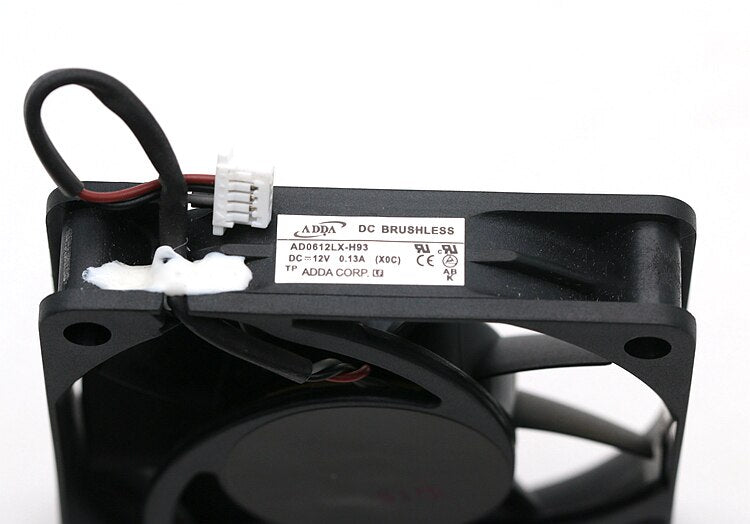 ADDA AD0612LX-H93 6015 12V 0.13A 6CM  Ms614 Projector Cooling Fan