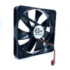 140mm Fan  DF1402512SEDN DC 12V 0.06A Sleeve 3-Pin 140x140x25mm Pc Case Server Cooling Fan 1050RPM
