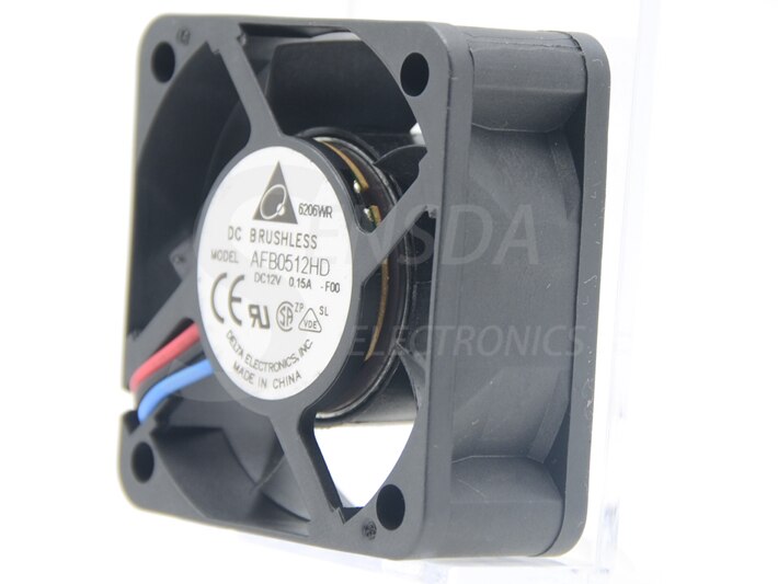 Delta AFB0512HD -F00 12V 0.15A 5020 Dual Ball Bearing Cooling Fan 50 * 50 * 20mm 3-pin