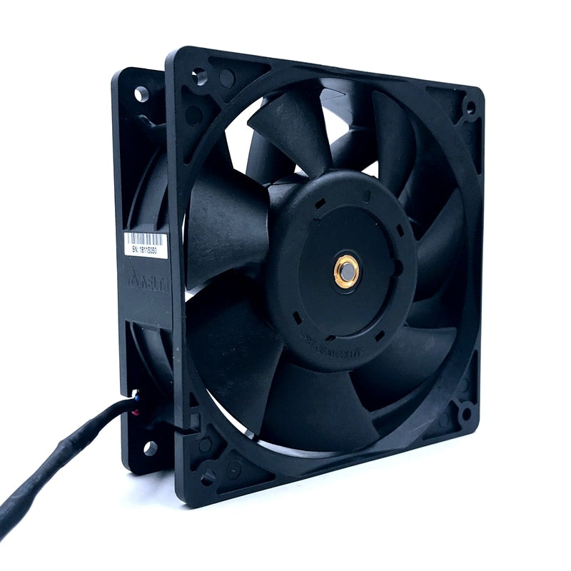 120pcs  Delta PFC1212DE 120*120*38mm 12V PWM 4-pin  BTC BCH SBTC UBTC Miner Fan S7 S9+ Fan