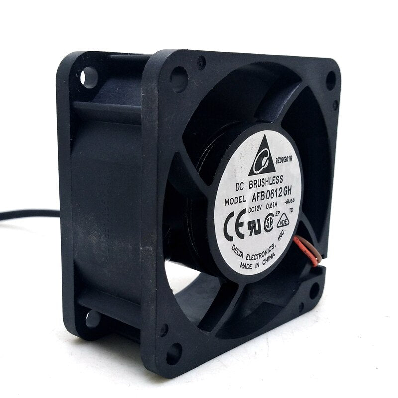 2pcs   Delta 6028 12V Double Ball High Volume Fan AFB0612GH Ant S7 S9 Shenma M3 6cm Fan 10000RPM 39CFM