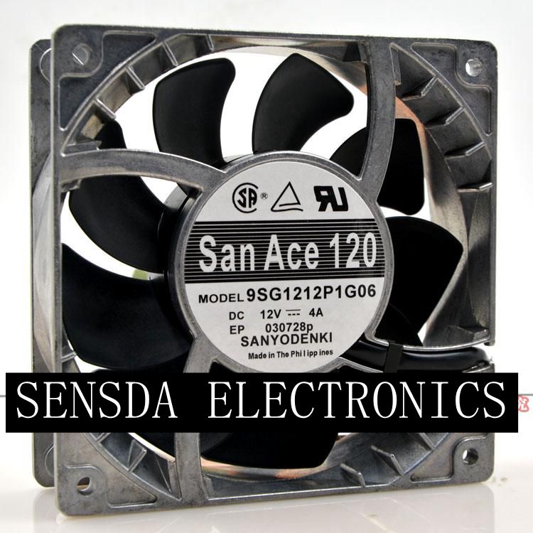9SG1212P1G06  Sanyo  12cm High Temperature Fan Speed Fan Violence 12038 12V 4A