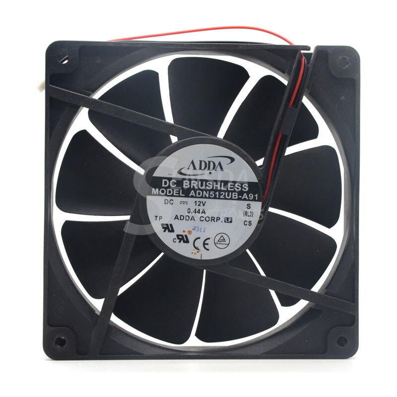 ADDA ADN512UB-A91 13525 12V 0.44A 13.5CM / Cm Dual Ball Bearing Chassis Fan
