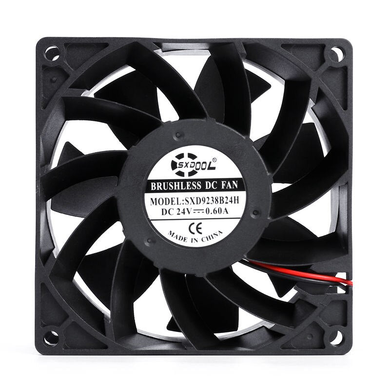 SXDOOL SXD9238B24H 92mm 92*92*38mm DC 24V 0.60A 4200rpm 108cfm Server Inveter Axial Cooling Fan Powerful