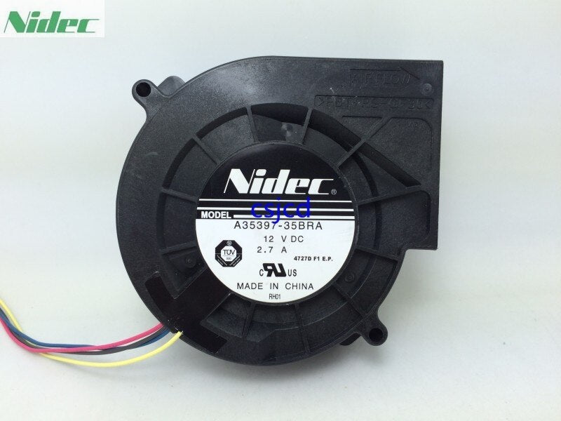 2pcs/lot    Nidec 9733 Turbo Fan Blower Fan Violence A35397-35BRA 12V 2.7A