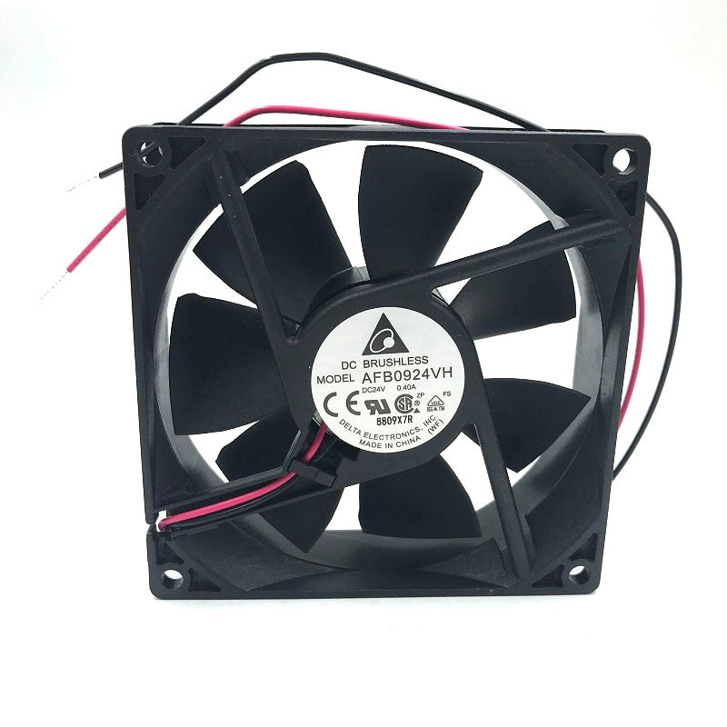 Delta AUB0924VH 9225 DCC 24V 0.40A 3800RPM 81.5CFM Axial Server Inverter Cooling Fan