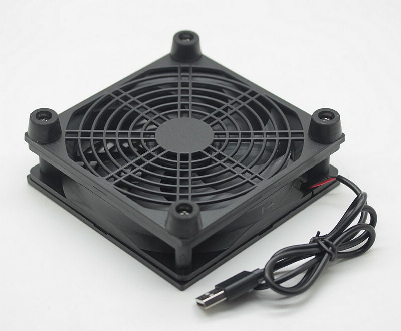 Router Cooling Fan DIY PC Cooler TV Box Wireless  Silent Quiet DC 5V USB power 120mm fan