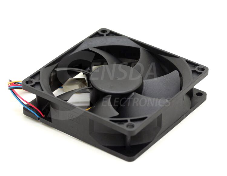 AVC DS09225B12H 12V 0.41A 9CM 9225 four-lane Dual Ball Bearing PWM Fan Thermostat