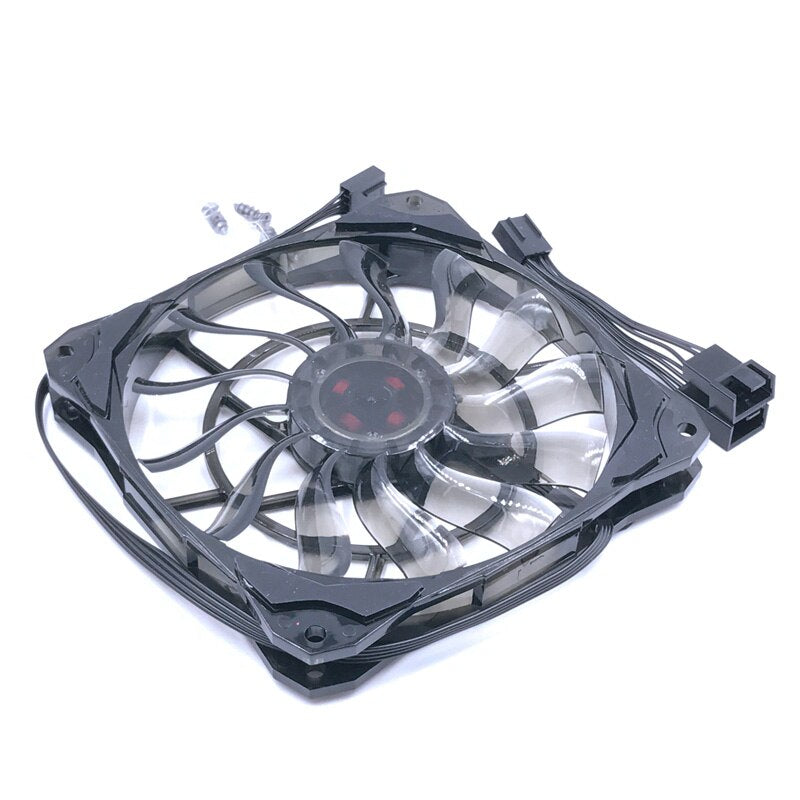 SXDOOL Slim 15mm Thickness, Best  Small Case, Big Airflow Of 53.6CFM 120mm PWM Controlled Fan With De-vibration Rubber