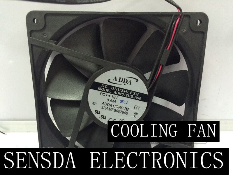 13525 12V 0.44A ADN512UB-A90 13.5cm 135mm Dual Ball Bearing Chassis Cooling Fan