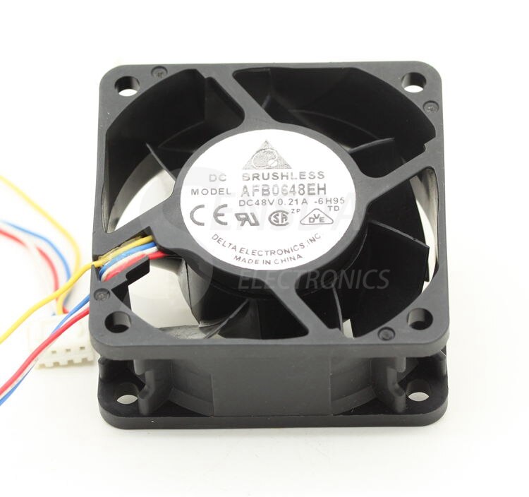 Delta AFB0648EH 6cm 60mm 6025 48V 0.21A  60mm 4 -pin PWM Tempreture Control Computer Server Inverter Cooling Fans