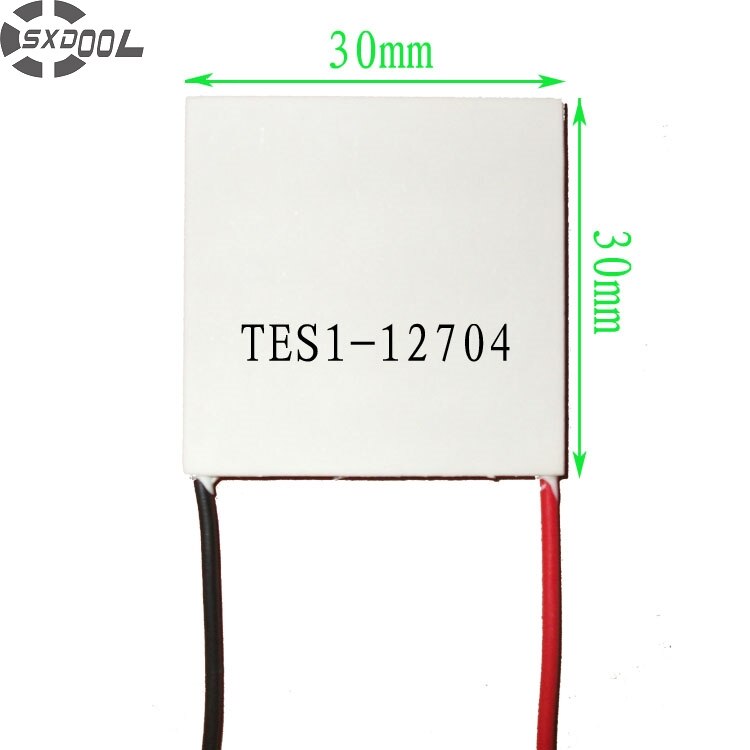 SXDOOL TES1-12704 Semiconductor Cooling Piece 30 * 30 * 3.5mm