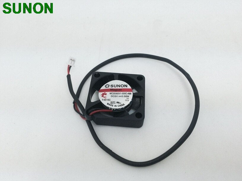 Origianl  Sunon MC25060V1-000C-A99 2506 2.5CM DC 5V 0.58W Small Micro Quiet Axial Cooling  Fan